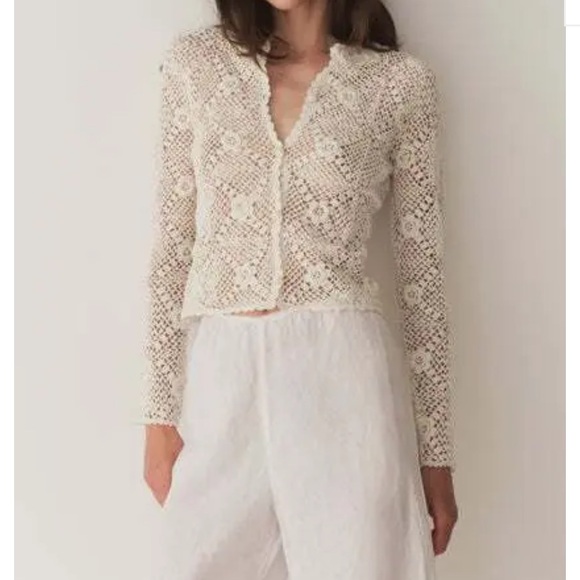 DÔEN Heirloom Ottoline cardigan, NWT, medium - Picture 4 of 14